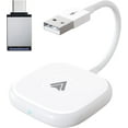 thumbnail image 1 of Fancing Wireless Android Auto Adapter for OEM Factory Wired Android Auto Cars,Plug and Play,Support USB and Type-C Interface,Auto Connection Online Update,Suitable for Android Phones (White), 1 of 7