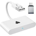 thumbnail image 1 of Fancing Wireless Carplay Android Auto Adapter, 2024 Upgrade Wireless Android Auto Dongle,Android Auto Wireless Adapter,Plug & Play,Fast Auto Connect & Easy Use(White), 1 of 8