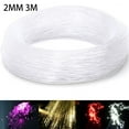 thumbnail image 1 of Fancy 0.08in(2mm) 9.84ft(3M)/roll PMMA Plastic end Glow Fiber Optic Cable for Star Sky Ceiling All Kind led Light Engine Driver White, 1 of 15