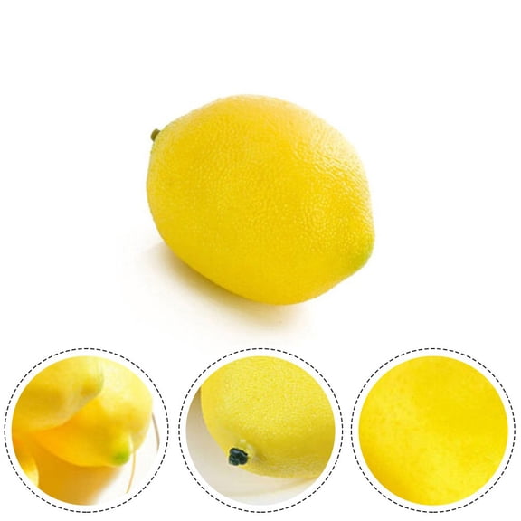 Fancy 10Pcs Artificial Fake Lemons Lemon Lifelike Fruit Home Party Wedding Decoration