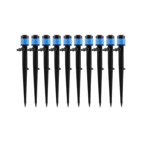Fancy 10Pcs Micro Drip Irrigation Garden Watering System Emitter Drippers Sprinkler Black