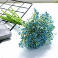 thumbnail image 1 of Fancy 16pcsBouquet Babyu2019s Breath Flowers 12.6 Artificial Gypsophila Bouquets Real Touch Flowers for Wedding Home Garden DIY Du00e9cor Hotel Table Decoration Blue"", 1 of 6