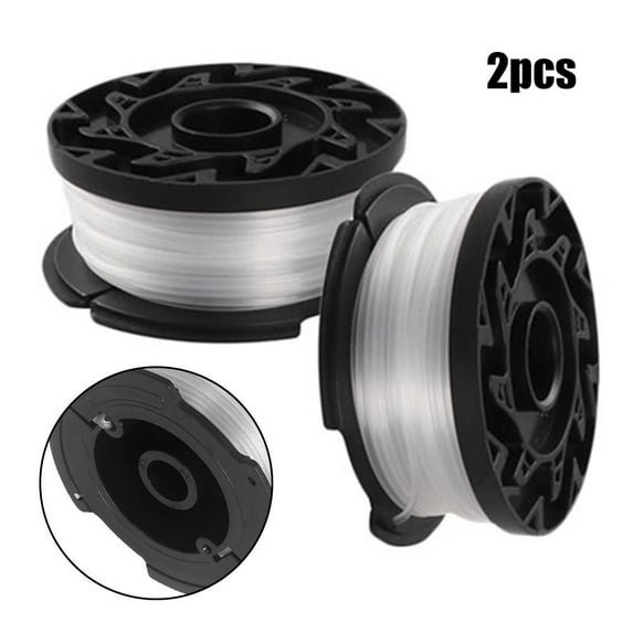 Fancy 2Pcs For ALM BD032 Spool and Line for Black and Decker Reflex Strimmers (Single Line)