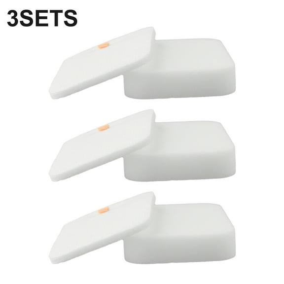 Fancy 3 Foam & Felt Filters for Shark Navigator Pet Plus NV150 NV251 NV255, Zero-M Self-Cleaning Brushroll Pet Pro ZU62 ZU62C ZU60 Uprights White