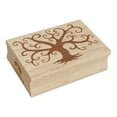 thumbnail image 1 of Fancy Autumn Fall Tree with No Leaves Rectangle Rubber Stamp Stamping Scrapbooking Crafting - Large 2.5in, 1 of 7