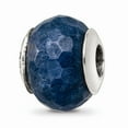 thumbnail image 1 of Fancy Bead White Sterling Silver From The Earth Quartz Blue 13.64 mm 10.91, 1 of 3