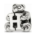 thumbnail image 1 of Fancy Bead White Sterling Silver Kids Bead Line 7.27 mm, 1 of 3