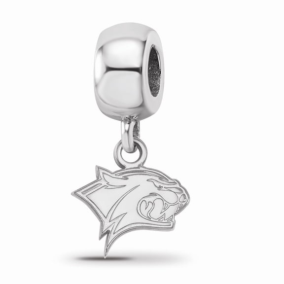 Fancy Bead White Sterling Silver New Hampshire NCAA University Of 22 mm 12