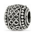 thumbnail image 1 of Fancy Bead White Sterling Silver Themed 10.91 mm 10.00 Reflections Decorative Bali Bead, 1 of 2