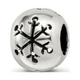 thumbnail image 1 of Fancy Bead White Sterling Silver Themed 10 mm 8.18 Reflections Cutout Snowflake Bead, 1 of 2