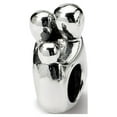 thumbnail image 1 of Fancy Bead White Sterling Silver Themed 13.64 mm 6.36 Reflections Family Of 3 Bead, 1 of 4