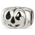 thumbnail image 1 of Fancy Bead White Sterling Silver Themed 7.27 mm 9.09 Reflections Jack O Lantern Bead, 1 of 3