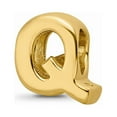 thumbnail image 1 of Fancy Bead Yellow Sterling Silver Q Alphabet & Numbers 8.18 mm 9.09, 1 of 3