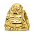 thumbnail image 1 of Fancy Bead Yellow Sterling Silver Themed 10.91 mm 9.09 Gold-Plated Reflections Buddha Bead, 1 of 3