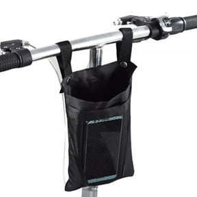 Fancy Bike Basket Multi-Purpose Detachable Waterproof Front Basket for Bikes, Scooters Black