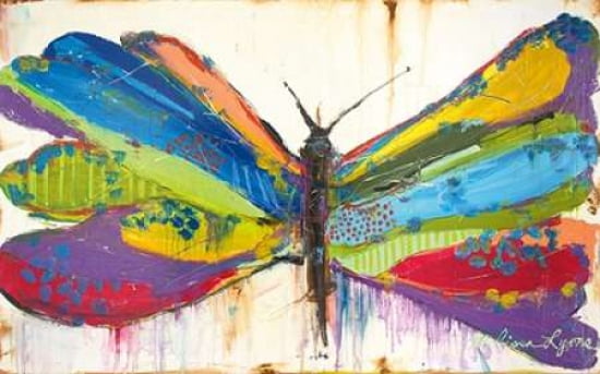 Fancy Butterfly Canvas Art - Melissa Lyons (12 x 18)