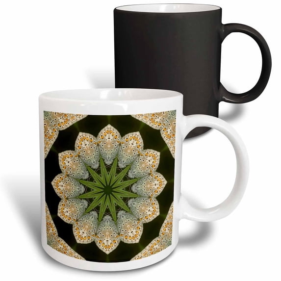 3drose, Fancy Butterfly Kaleidoscope, 11oz Magic Transforming Mug