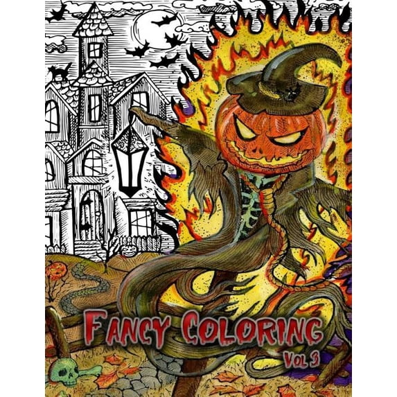 Fancy Coloring : Beauty of Horror Adults Coloring Books