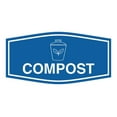 thumbnail image 1 of Fancy Compost Sign (Blue) - Large, 1 of 5