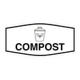 thumbnail image 1 of Fancy Compost Sign (White) - Large, 1 of 5