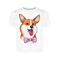 thumbnail image 1 of Fancy Corgi Tee Girl's -Image by Shutterstock, 1 of 2