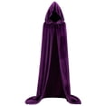 thumbnail image 1 of Fancy Cosplay Costumes Cosplay Costumes Velvet Cloak Long Hooded Cloak Halloween gift 110-130-150-170 Family-Match, 1 of 7