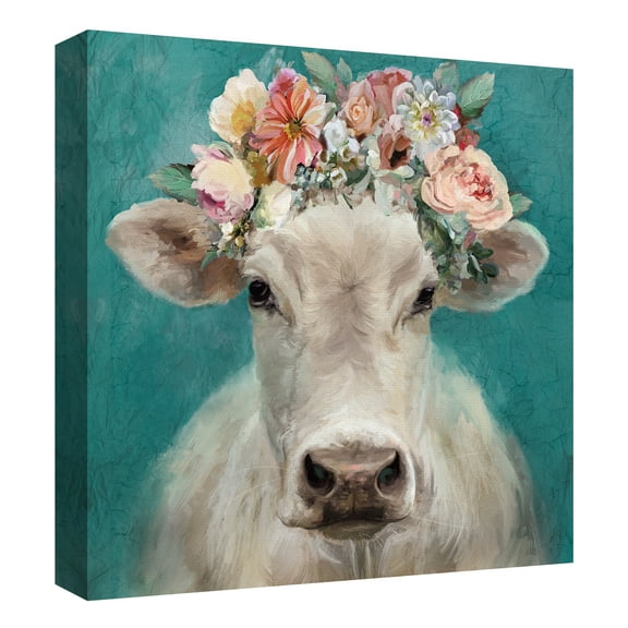 Fancy Cows I, II by Studio Arts Canvas Art