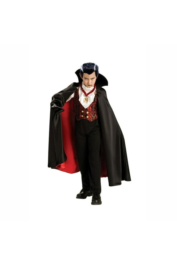 Transylvanian Classic Dracula Costume for Kids, Boys Large