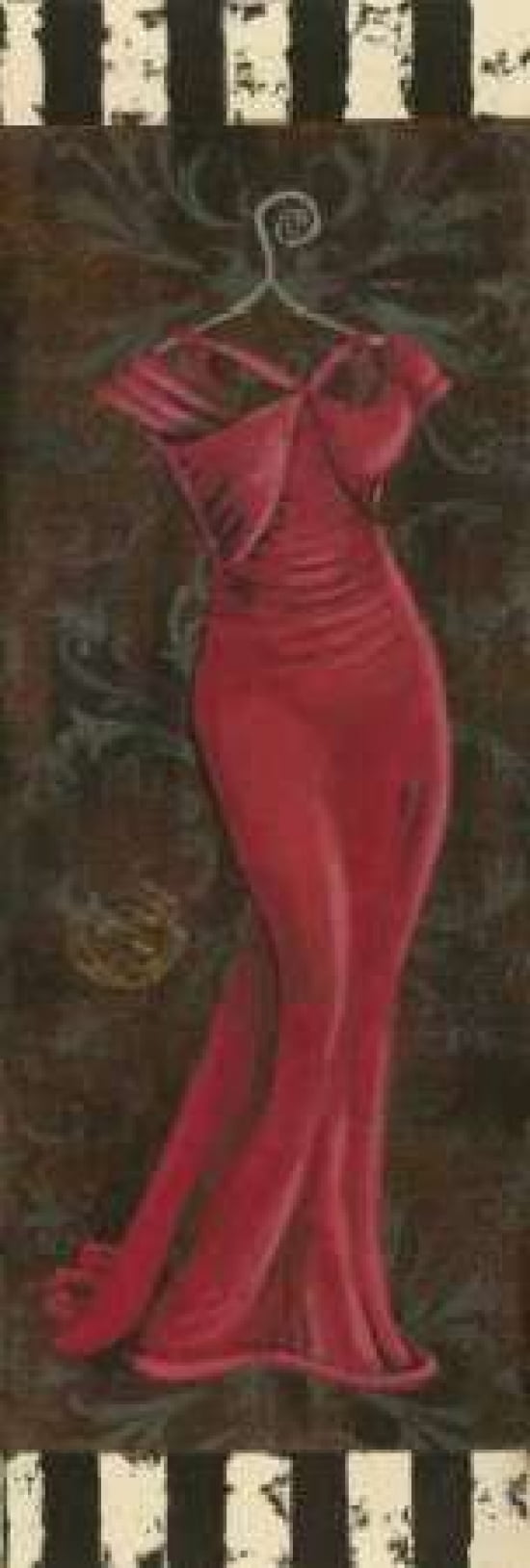 Fancy Dress I Canvas Art - Sophie Devereux (8 x 24)
