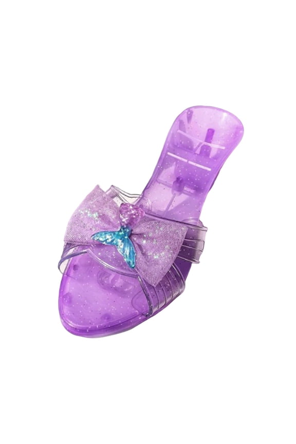 Fancy Dress Shoes Costume Accessories Pretend Play Footwear Shiny PVC Material for Girls Role Playing Party