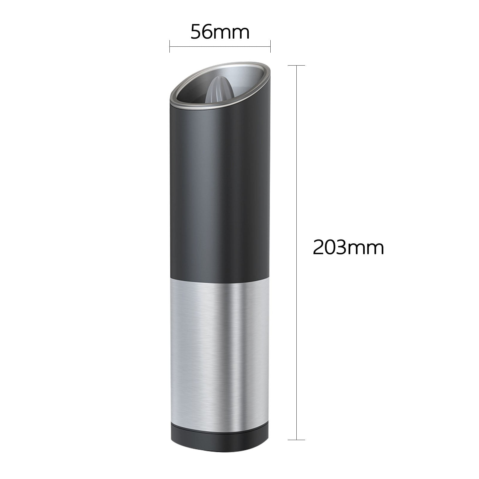 innhom Electric Salt Grinder Pepper Grinder Battery Operated Stainless  Steel Pepper Mill Automatic Salt and Pepper Grinder with with Adjustable  Coarseness, 1 Pack - Yahoo Shopping