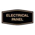 thumbnail image 1 of Fancy Electrical Panel Sign (Black Gold) - Large, 1 of 1