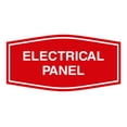 thumbnail image 1 of Fancy Electrical Panel Sign (Red) - Large, 1 of 1