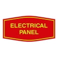 thumbnail image 1 of Fancy Electrical Panel Sign (Red/Yellow) - Small, 1 of 1
