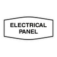 thumbnail image 1 of Fancy Electrical Panel Sign (White) - Medium, 1 of 1