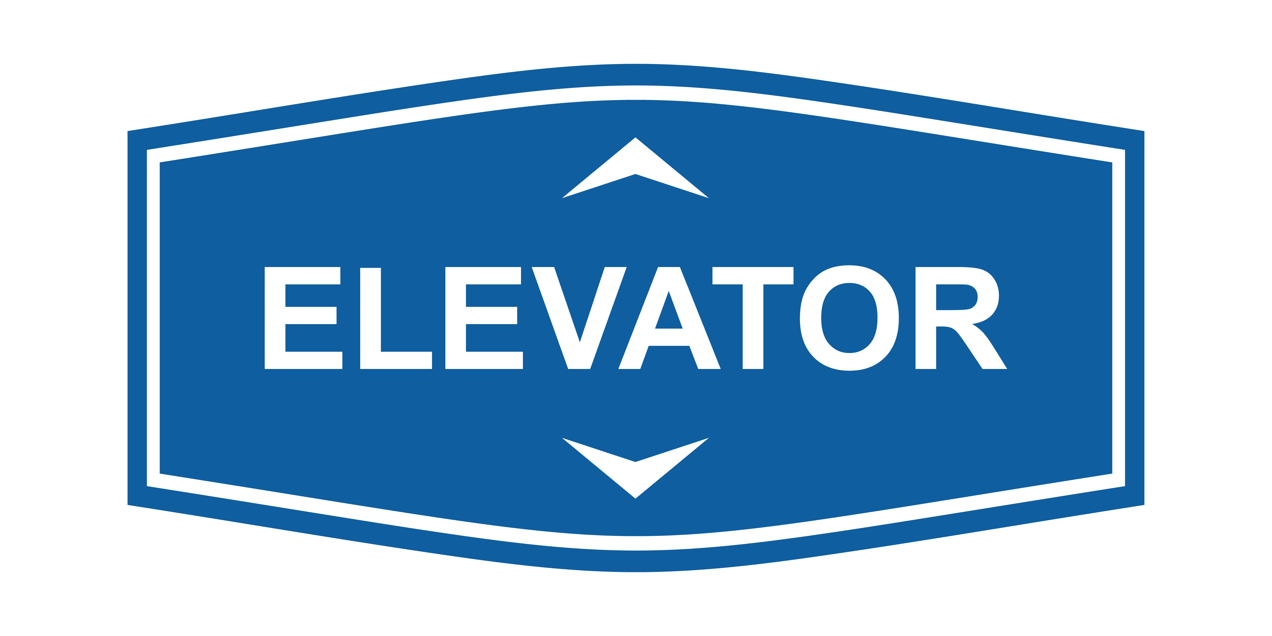 Fancy Elevator Up & Down Arrows Sign (Blue) - Small - Walmart.com