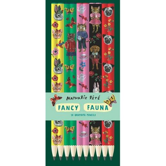 Fancy Fauna: 10 Graphite Pencils (Other)