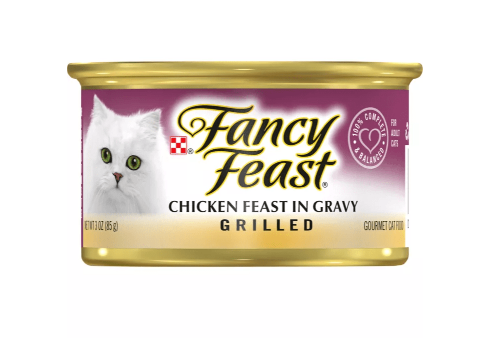 Fancy Feast 3 oz Grilled Chicken Feast in Gravy Wet Cat Food, 1 Single