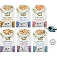 Fancy Feast Appetizers Cat Food Complement Variety Bundle / 1 Each/Tongol Tuna, Salmon