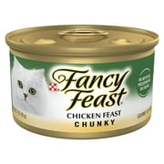 Fancy Feast Chunky Chicken Wet Cat Food, 3 oz Can