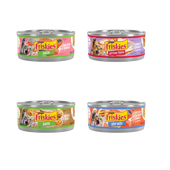 Fancy Feast® Gourmet Glow – 24-Can Skin & Coat Variety Pack