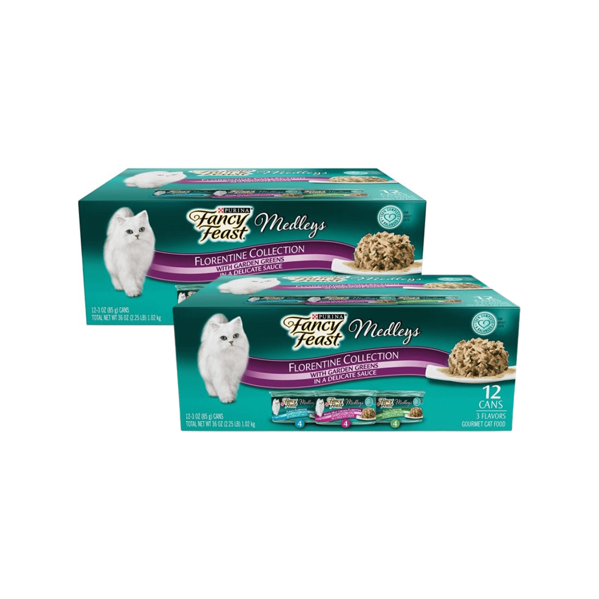 Purina Fancy Feast Medleys, Wet Cat Food, Chicken & Turkey, 3 OZ, 12 CT