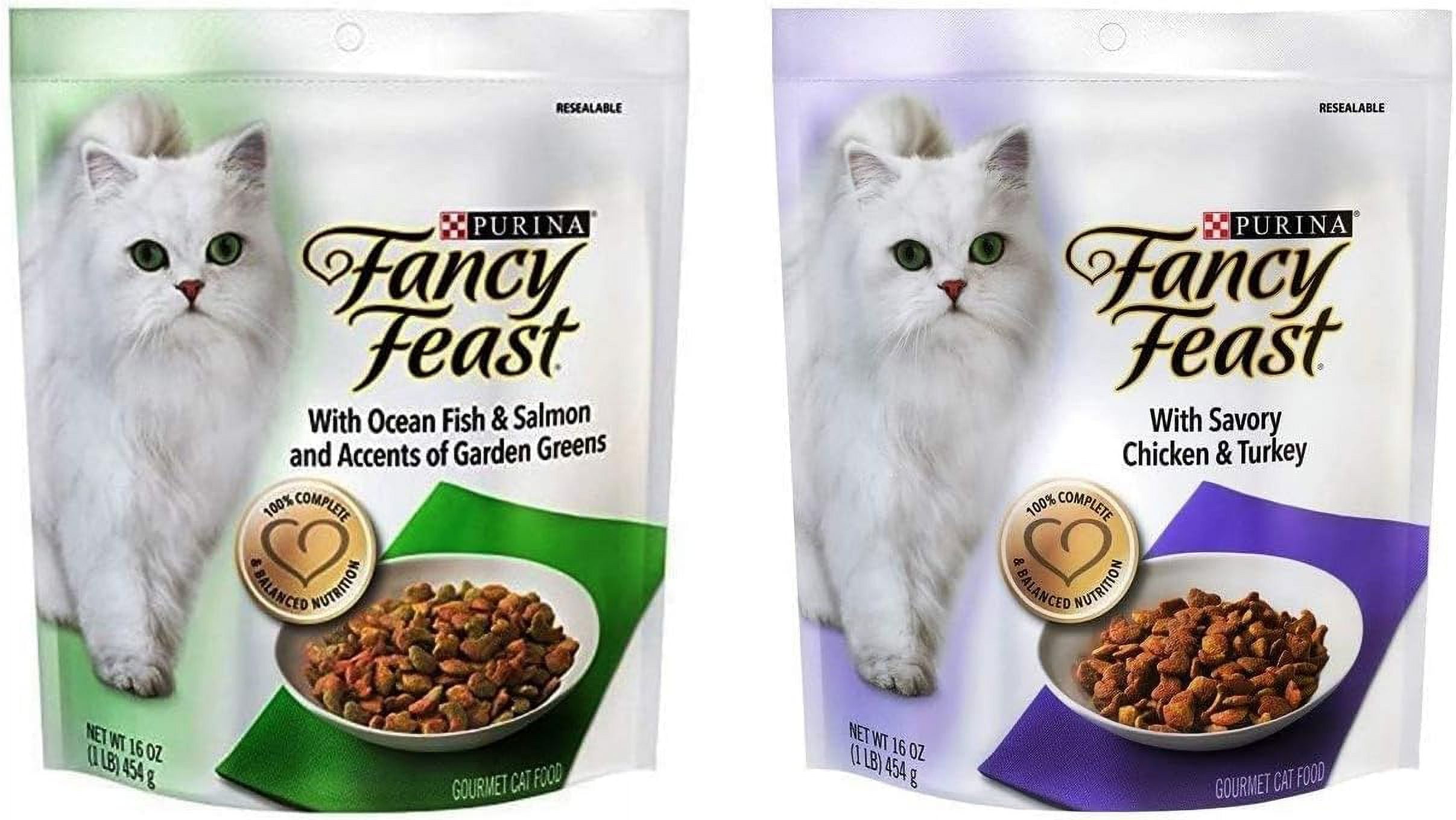 Fancy Feast Purina Gourmet Cat Food Flavor Variety Bundle (Fish Chicken