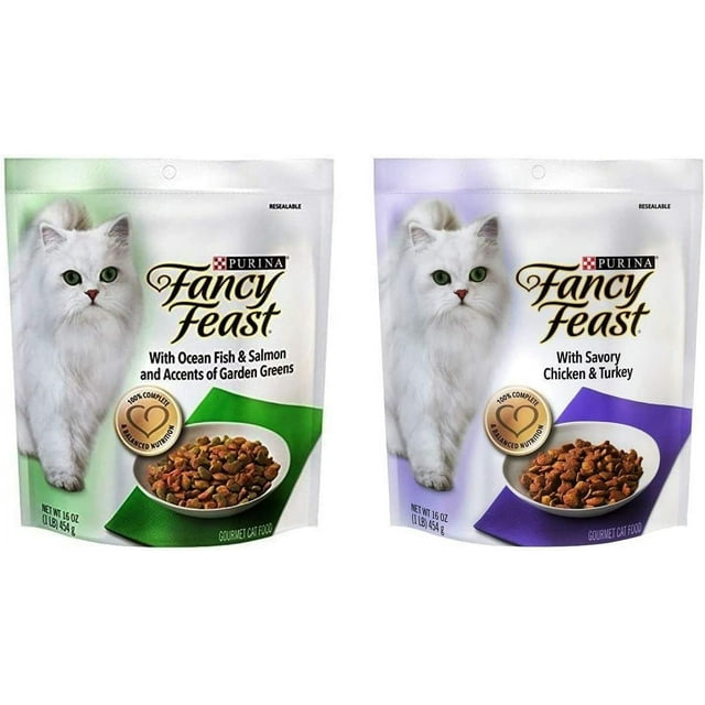 Fancy Feast Purina Gourmet Cat Food Flavor Variety Bundle (Fish Chicken