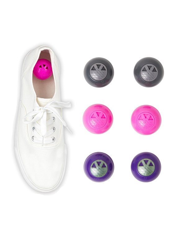 Sneaker Deodorizer Balls, Fresh Scent Odor Eliminator for Shoes and Bags - Girly Girl, 3 Pairs