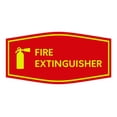 thumbnail image 1 of Fancy Fire Extinguisher Sign (Red/Yellow) - Large, 1 of 1