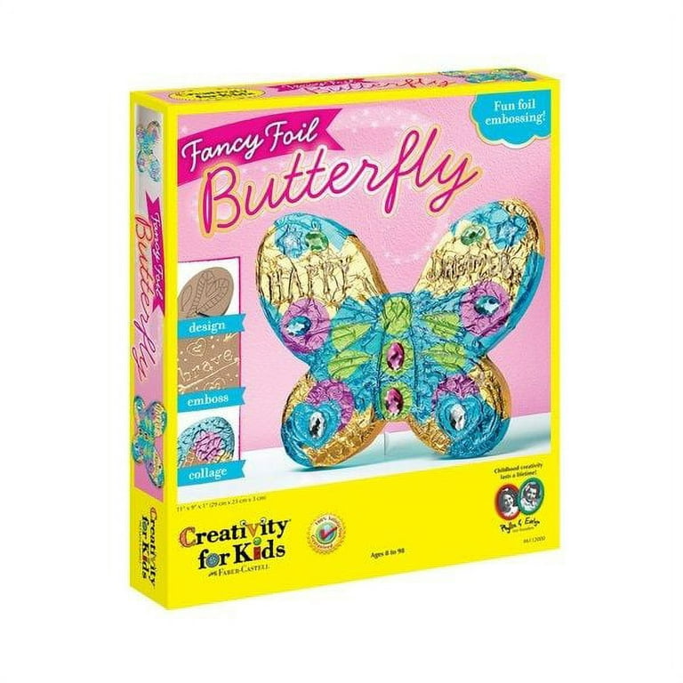 Foil Butterfly Kids Craft - diy Thought