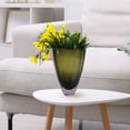 thumbnail image 1 of Fancy Glass Vase-Centerpiece-Gift-Minimalist-Quiet Luxury-Modern Design, 1 of 9