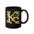 thumbnail image 1 of Fancy Golden Letter F Design  Mug Unisex's -Image by Shutterstock, 1 of 4