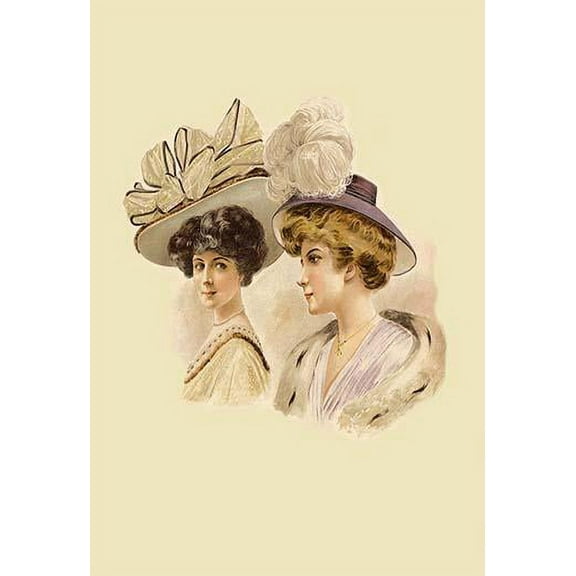 Fancy Hats-Fine Art Canvas Print (20" x 30")